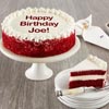 Image of Product: Personalized Red Velvet Chocolate Cake
