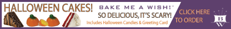Halloween Cakes, Gourmet Cakes, bakemeawish.com