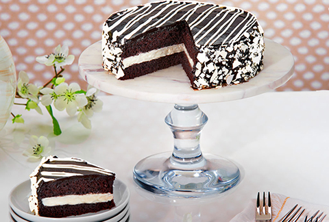 Black and White Mousse Cake