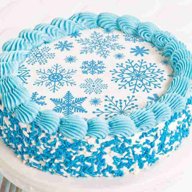 image of Snowflake Cake