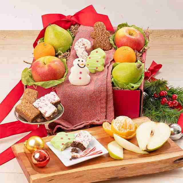 image of Holly Jolly Fruit & Bakery Box