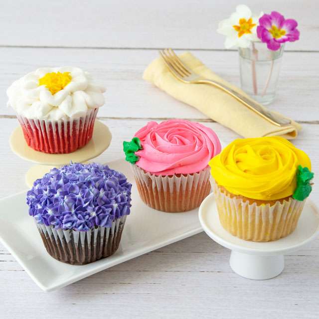 JUMBO Flower Cupcakes