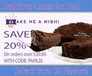 Bake Me  A Wish, fathers day cake, gourmet cake delivery