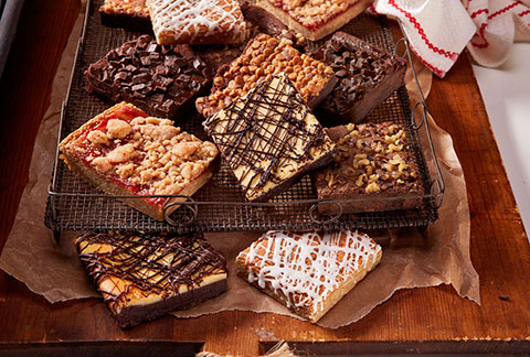 One Dozen Assorted JUMBO Brownies (military)