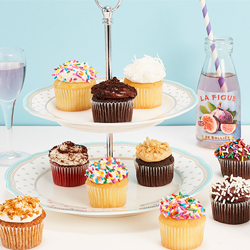 Mini Assorted Gourmet Cupcakes from Bake Me A Wish Cake Delivery
