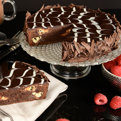 Marble Brownie Cake