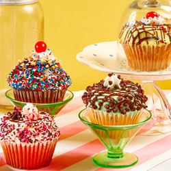  JUMBO Sundae Cupcakes LOVE CUPCAKES