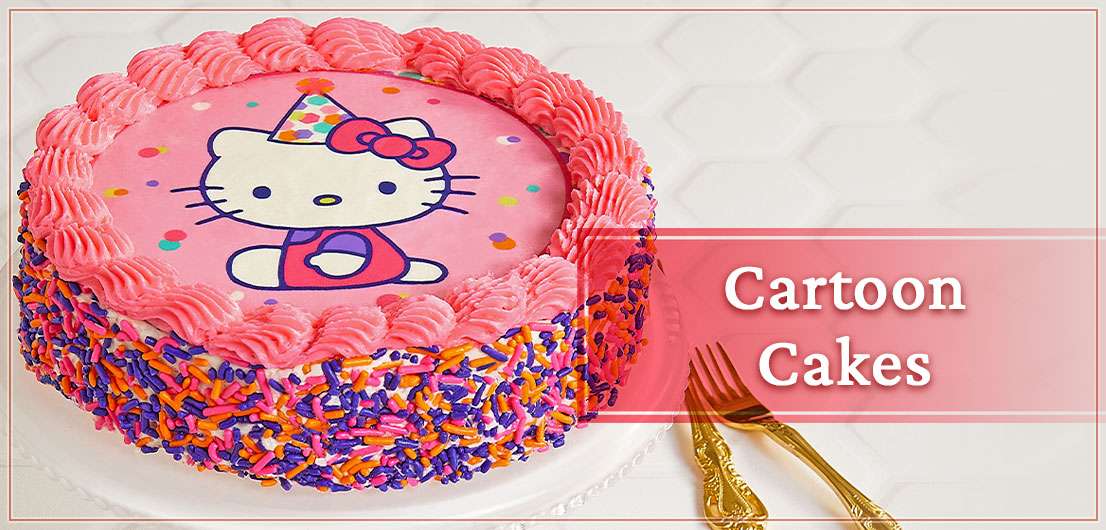 Cartoon Cake Delivery | Send Cartoon Cakes | Bake Me A Wish!