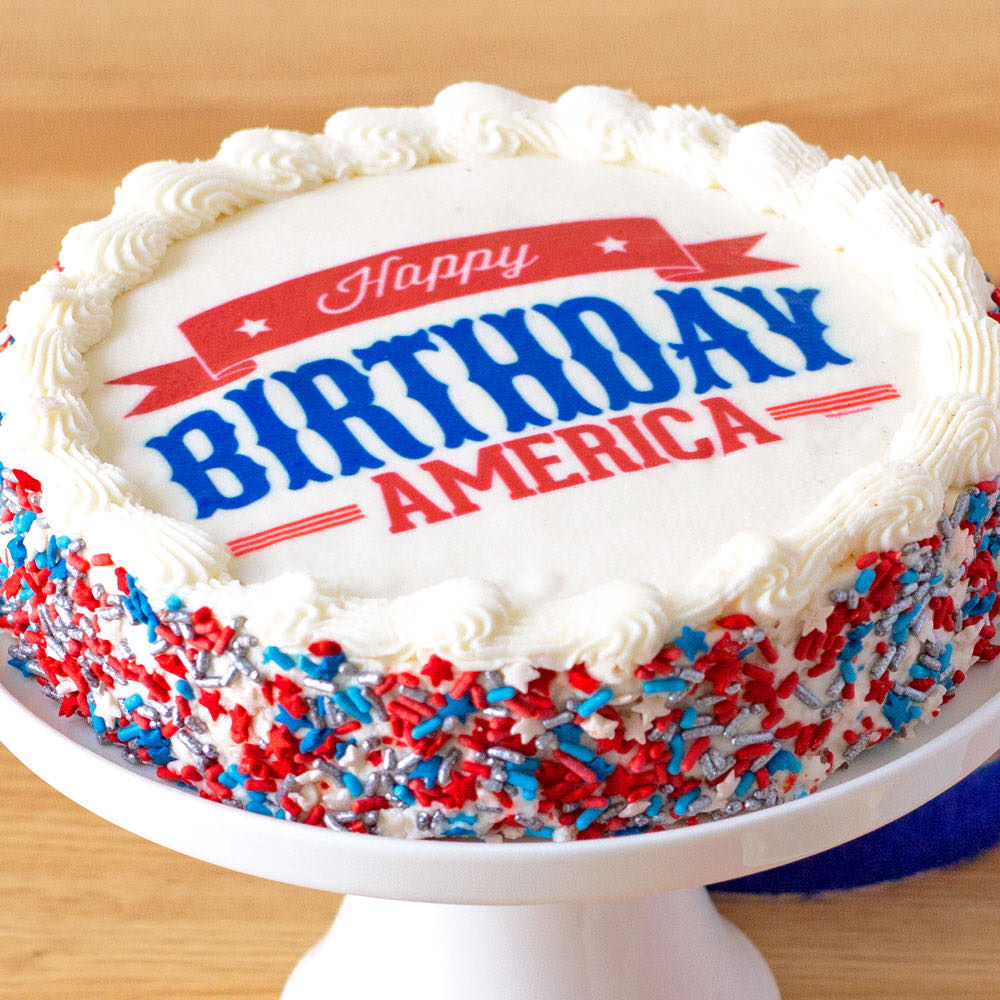 Happy Birthday America Cake