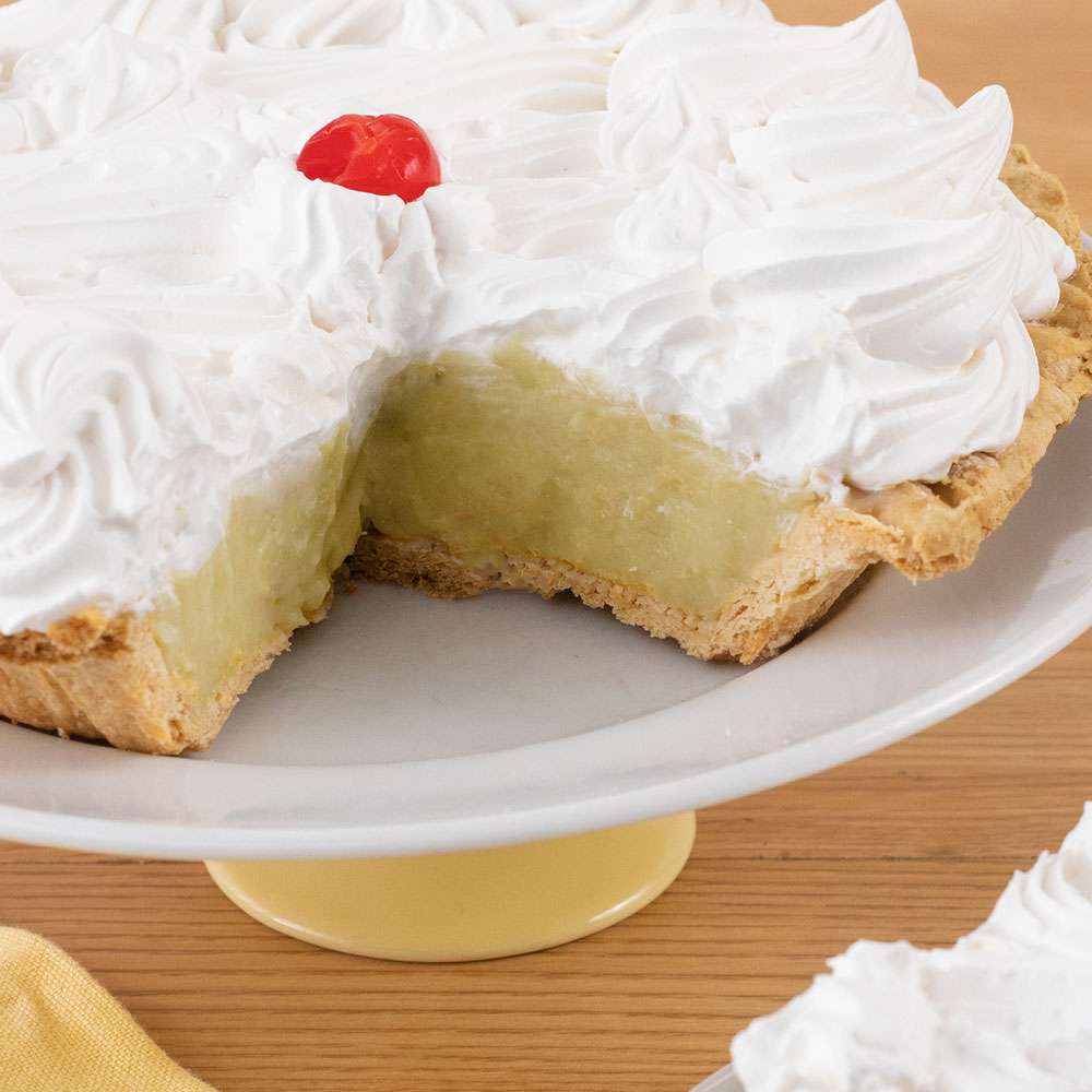 Banana Cream Pie Close-up