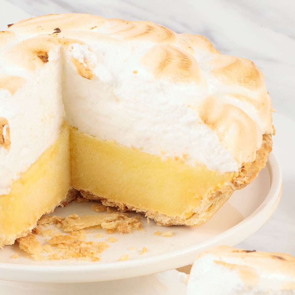 Lemon Meringue Pie Close-up