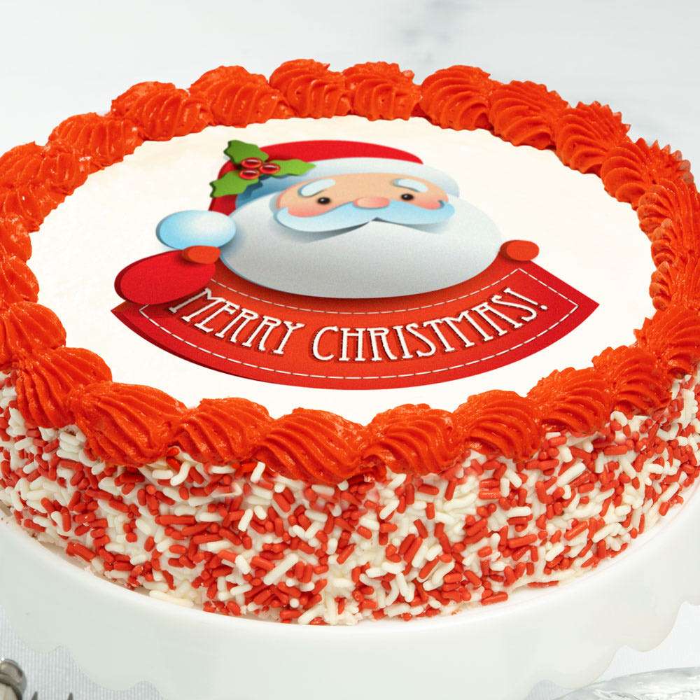 Santa Cake Close-up