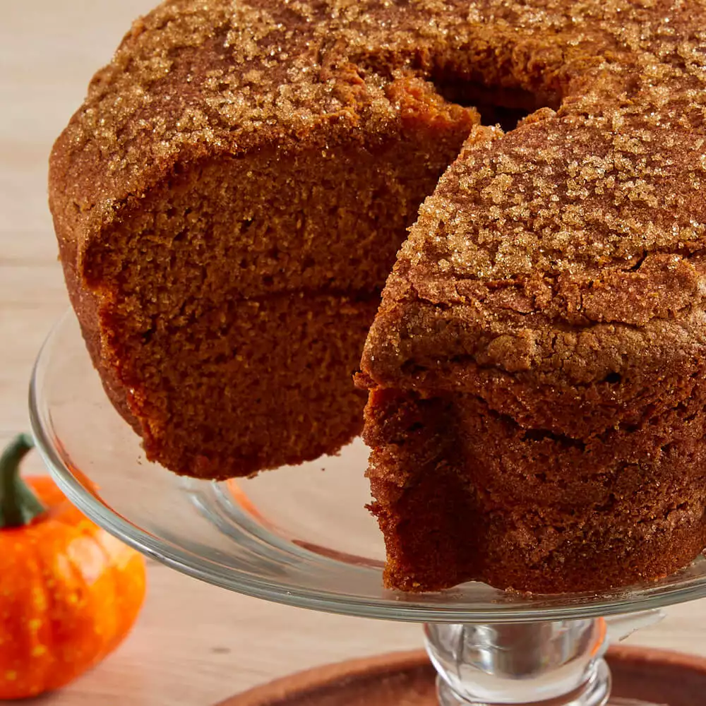 Viennese Coffee Cake - Pumpkin Close-up