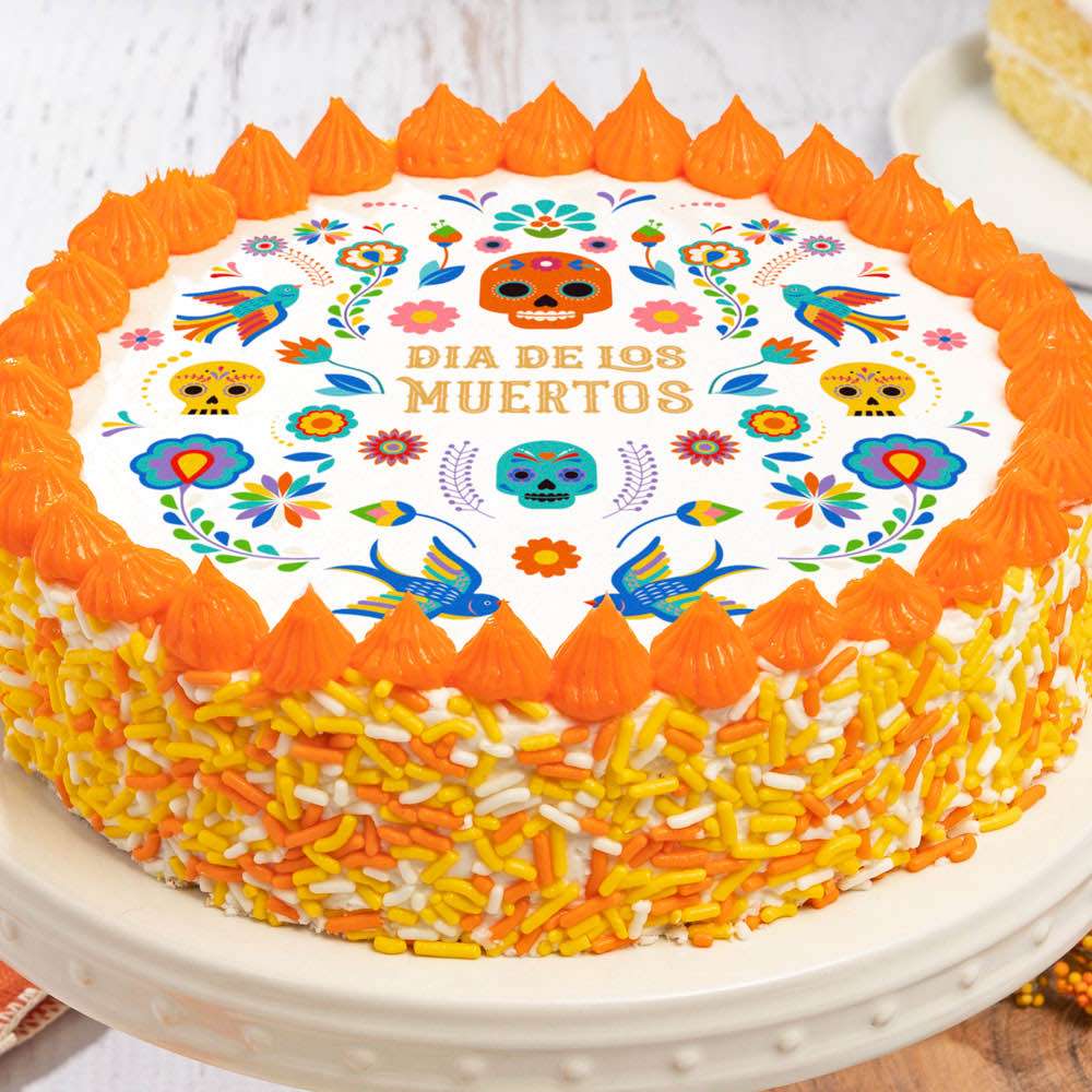 Image of Day of the Dead Cake