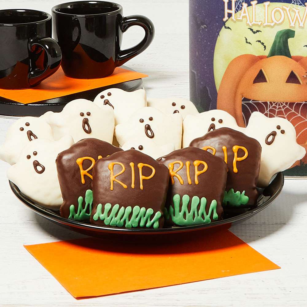 24pc Happy Halloween Cookie Pail Close-up