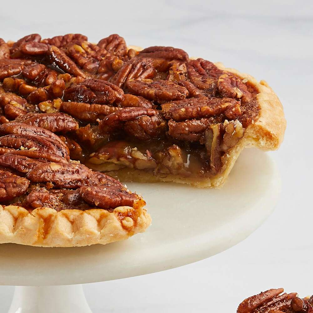 Classic Pecan Pie - California Close-up