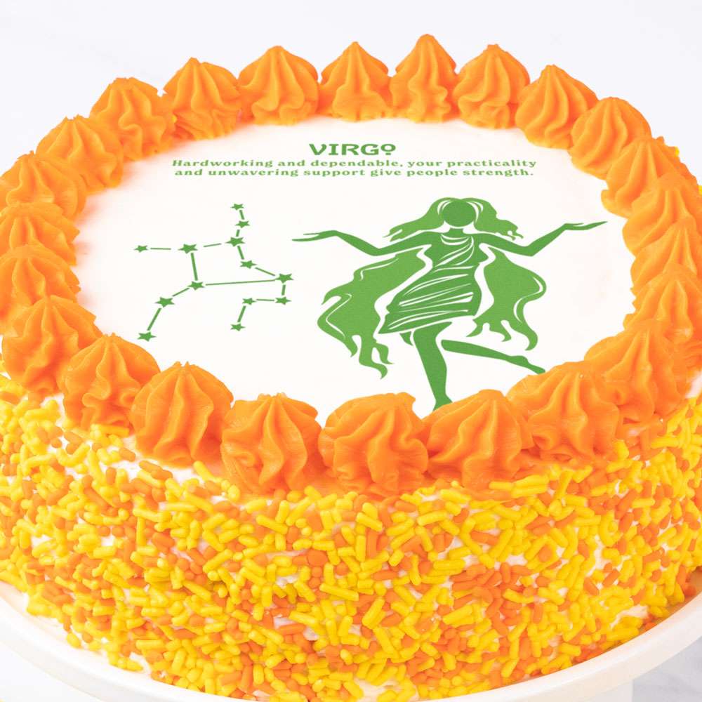 Virgo Cake Close-up