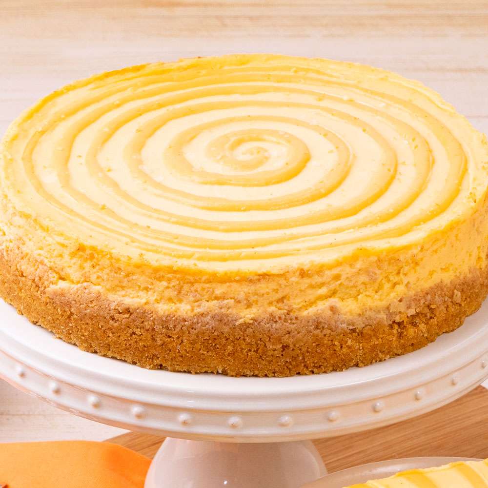 Mango Cheesecake Close-up