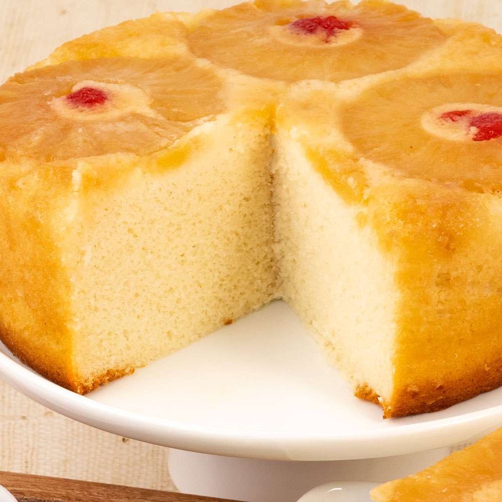 Pineapple Upside Down Cake Close-up