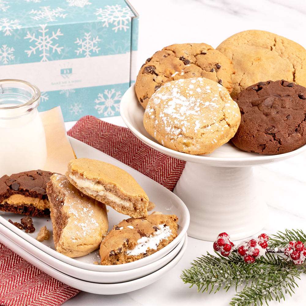 4PC Stuffed Cookie Snack Box Close-up