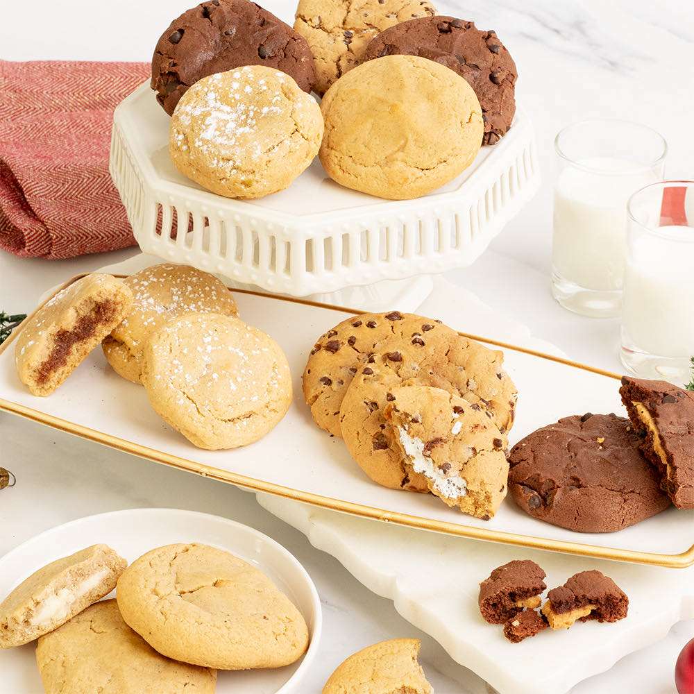 12PC Stuffed Cookie Snack Box Close-up
