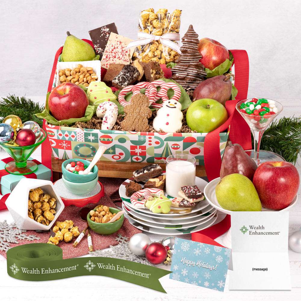 Custom WEG - Christmas Basket  Close-up