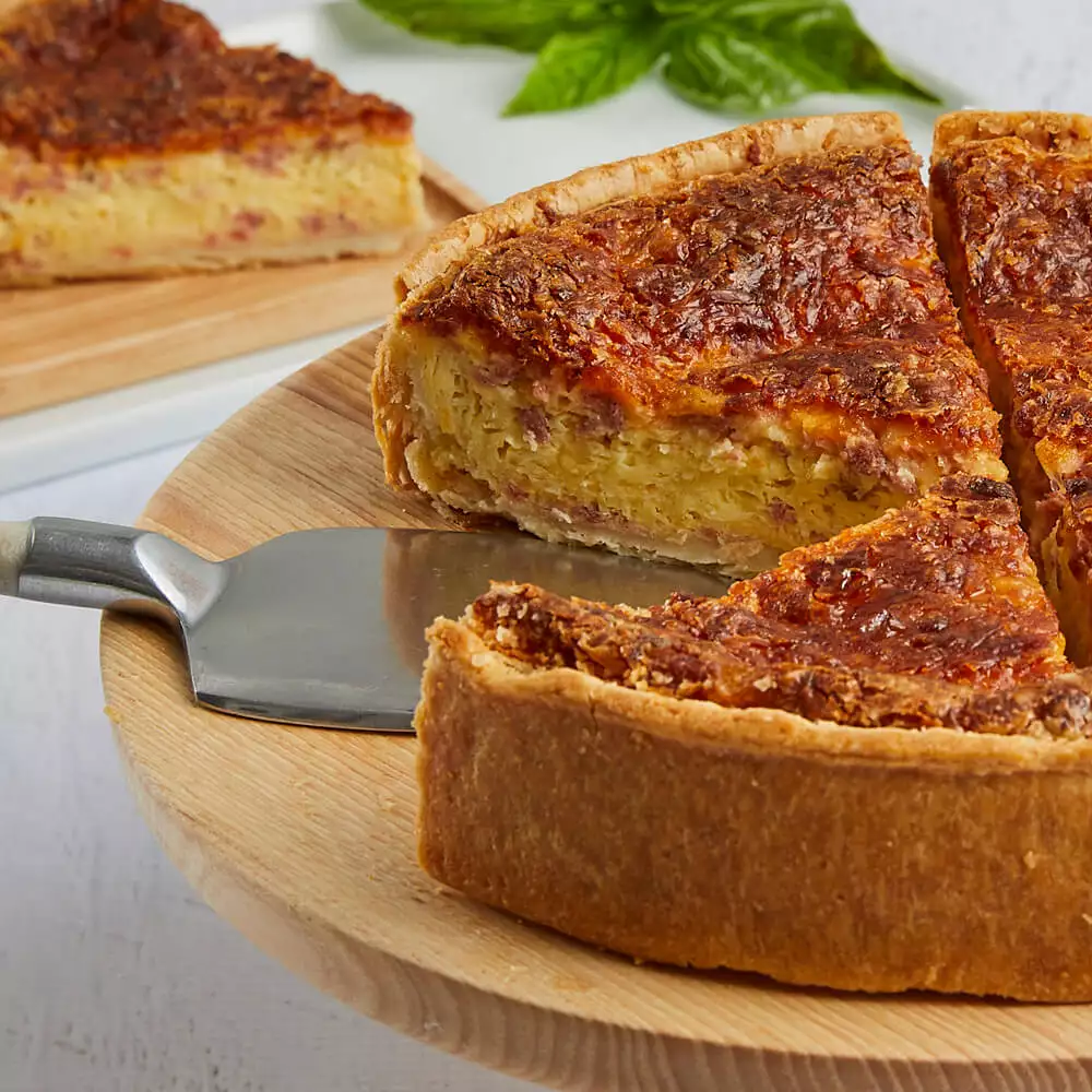 Lorraine Quiche Close-up