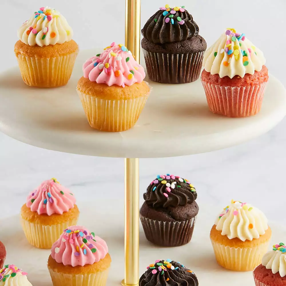 Image of Mini Birthday Cupcakes