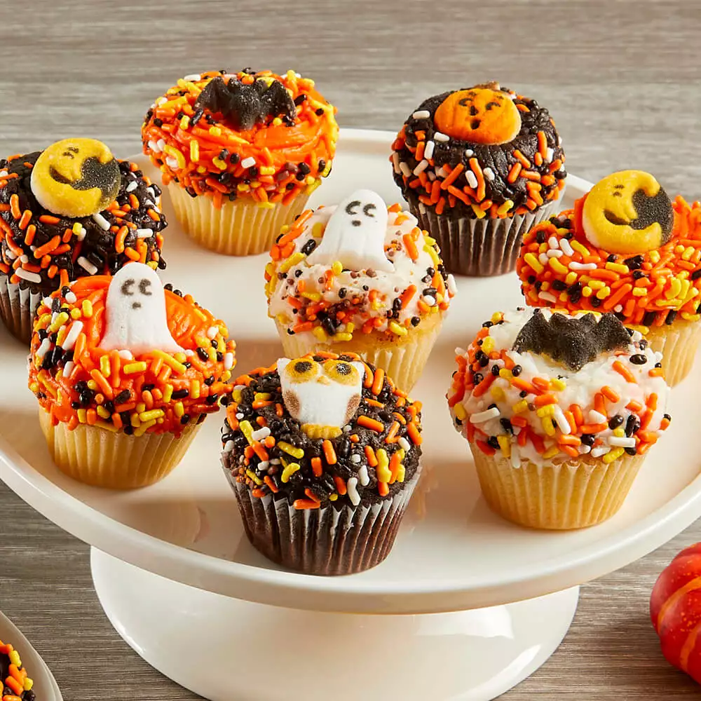Image of Mini Halloween Cupcakes