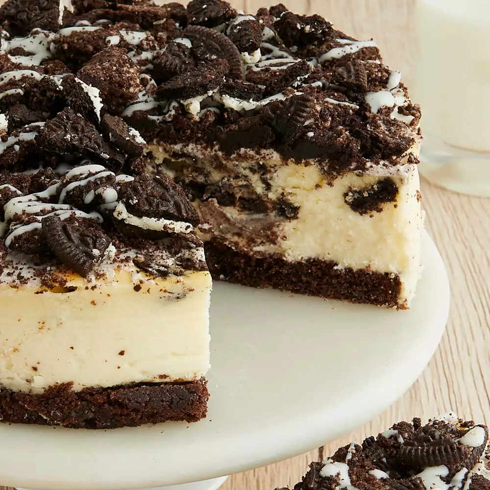 Cookies and Cream Cheesecake Close-up