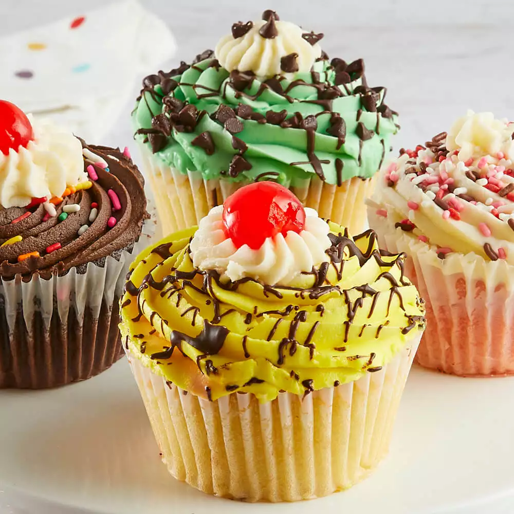 Image of JUMBO Sundae Cupcakes