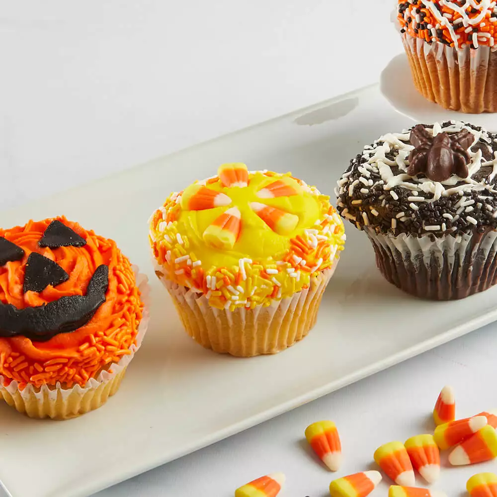 JUMBO Halloween Cupcakes Close-up