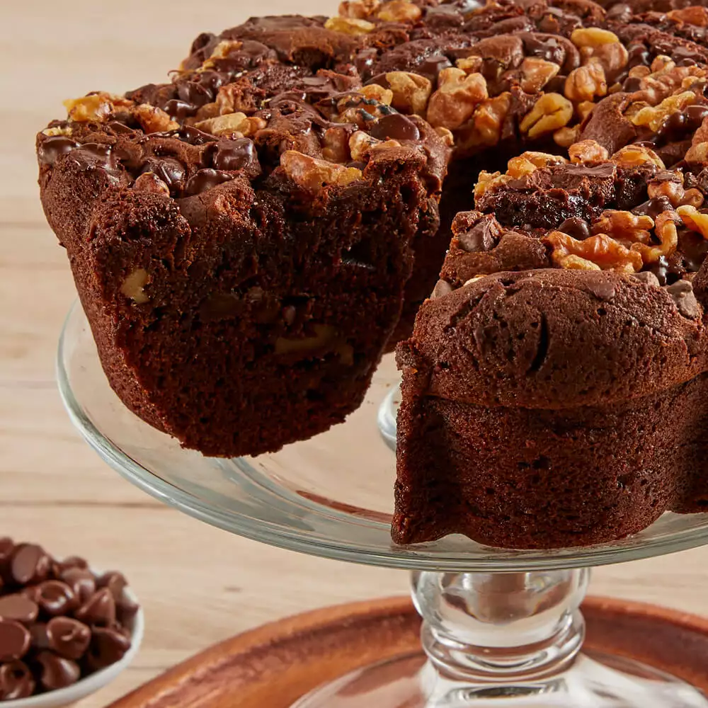 Viennese Coffee Cake - Chocolate Close-up