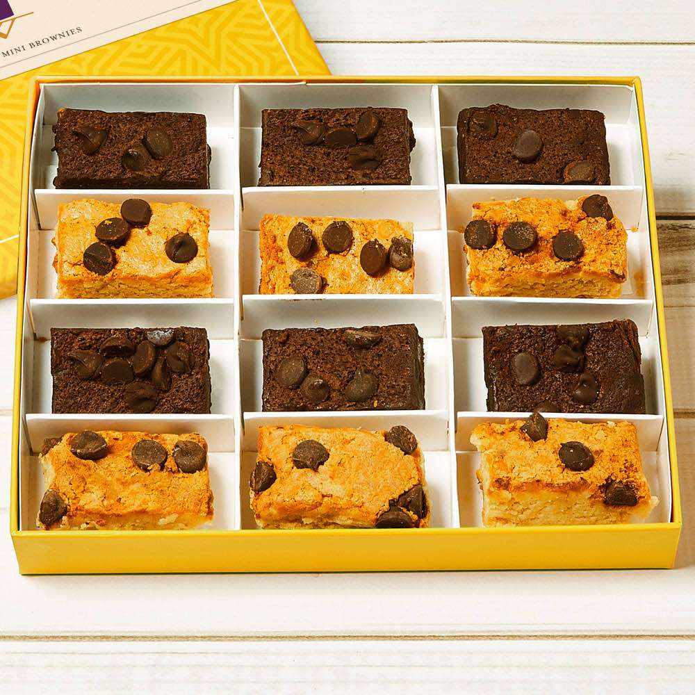 Gluten-Free Gourmet Brownie Sampler Close-up