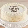 Zoomed in Image of Happy Father's Day Vanilla Cake