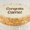 Zoomed in Image of Personalized 10-inch Vanilla Cake 