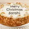 Zoomed in Image of Personalized 10-inch Carrot Cake