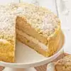 Zoomed in Image of Caramel Apple Cake