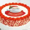 Zoomed in Image of Santa Cake