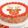 Zoomed in Image of Mickey Mouse Holiday Cake