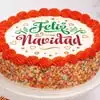 Zoomed in Image of Feliz Navidad Cake