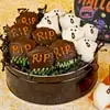 Zoomed in Image of Happy Halloween Cookie Tin