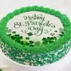Zoomed in Image of St. Patrick's Day Cake 