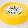 Zoomed in Image of Get Well Soon Cake