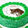 Zoomed in Image of Taurus Cake