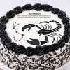 Zoomed in Image of Scorpio Cake
