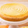 Zoomed in Image of Mango Cheesecake