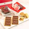 Zoomed in Image of Cupid's Cookie and Brownie Snack Box