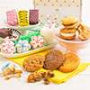 Zoomed in Image of Springtime Cookie and Brownie Snack Box