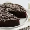 Zoomed in Image of Cookies and Cream Brownie Cake (military)